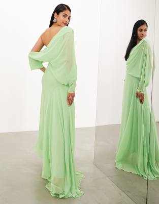 Mint Green Chiffon Dress