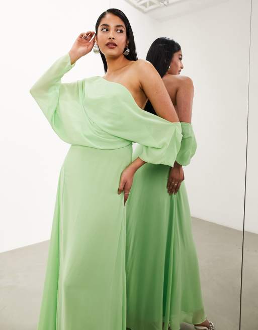 Mint green maxi dress hotsell