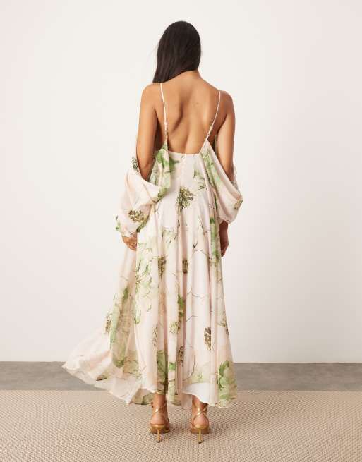 Asos backless maxi dress hotsell