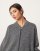 ASOS EDITION compact knit zip through sweater in charcoal gray 