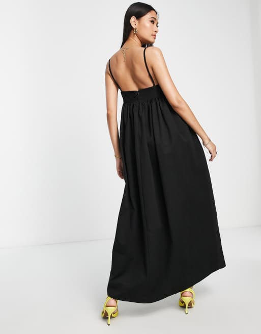 Asos cotton maxi dress best sale