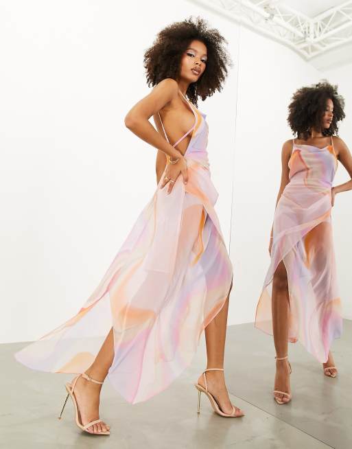 Sculpt Drape Maxi Dress