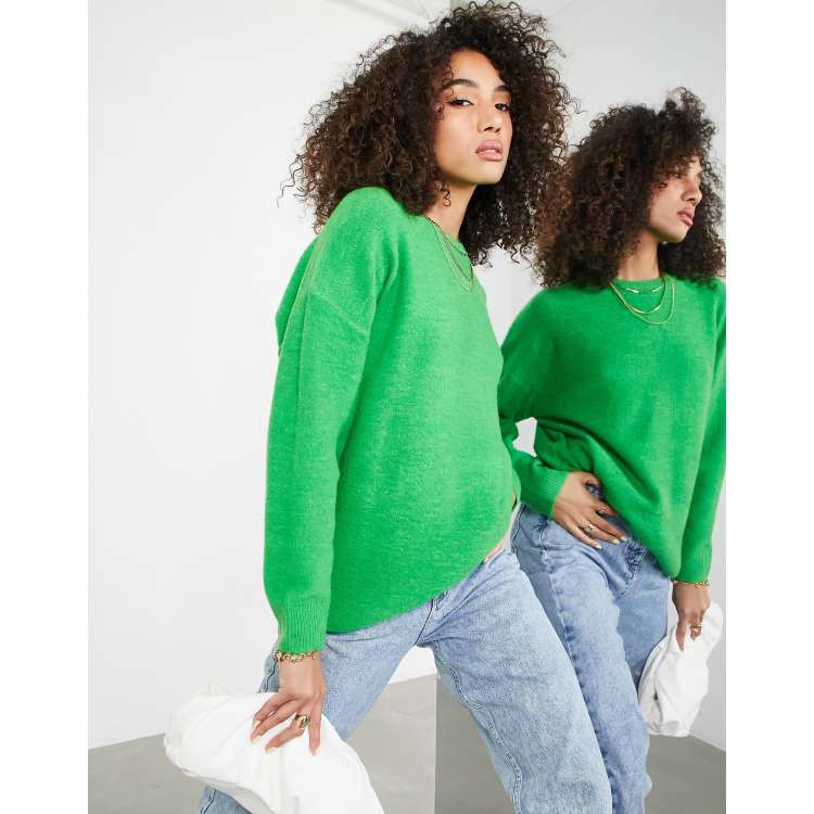 Bright green outlet sweaters