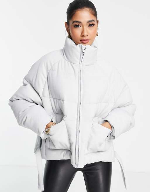 Asos cropped hot sale puffer jacket