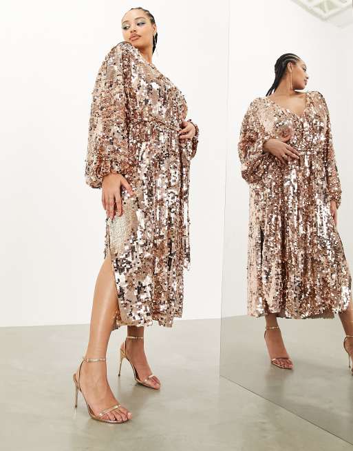 Sequin dress hot sale curve