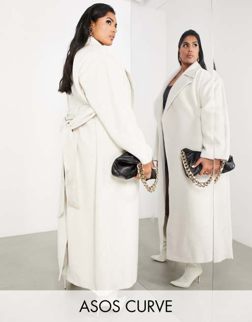 Asos coats plus size online