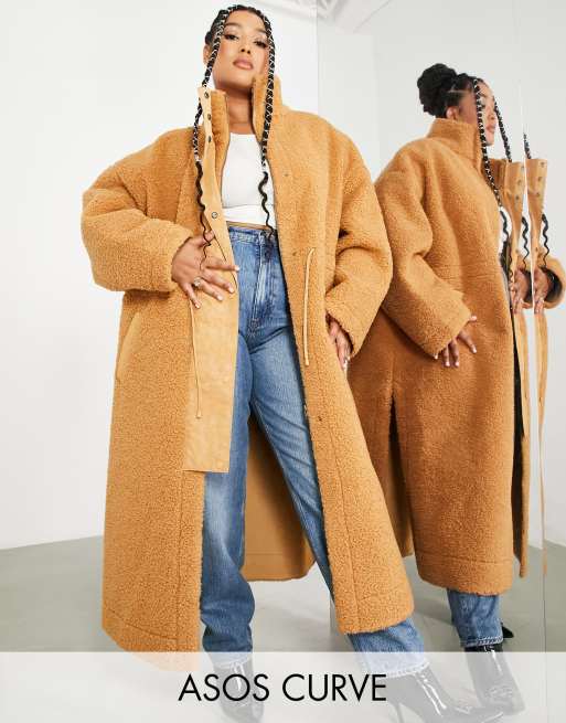 Asos camel clearance coat