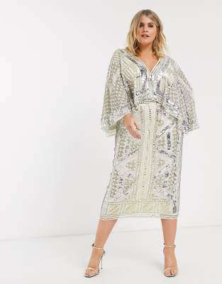 asos cape sleeve dress