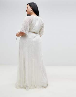 asos curve wedding dress