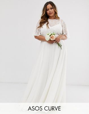 ASOS EDITION Curve embellished bodice wedding dress
