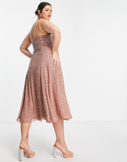 ASOS, Dresses, Asos Edition Embellished Cami Midi Dress