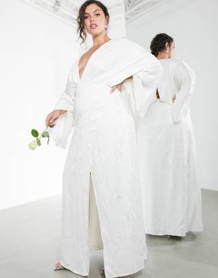asos kimono wedding dress
