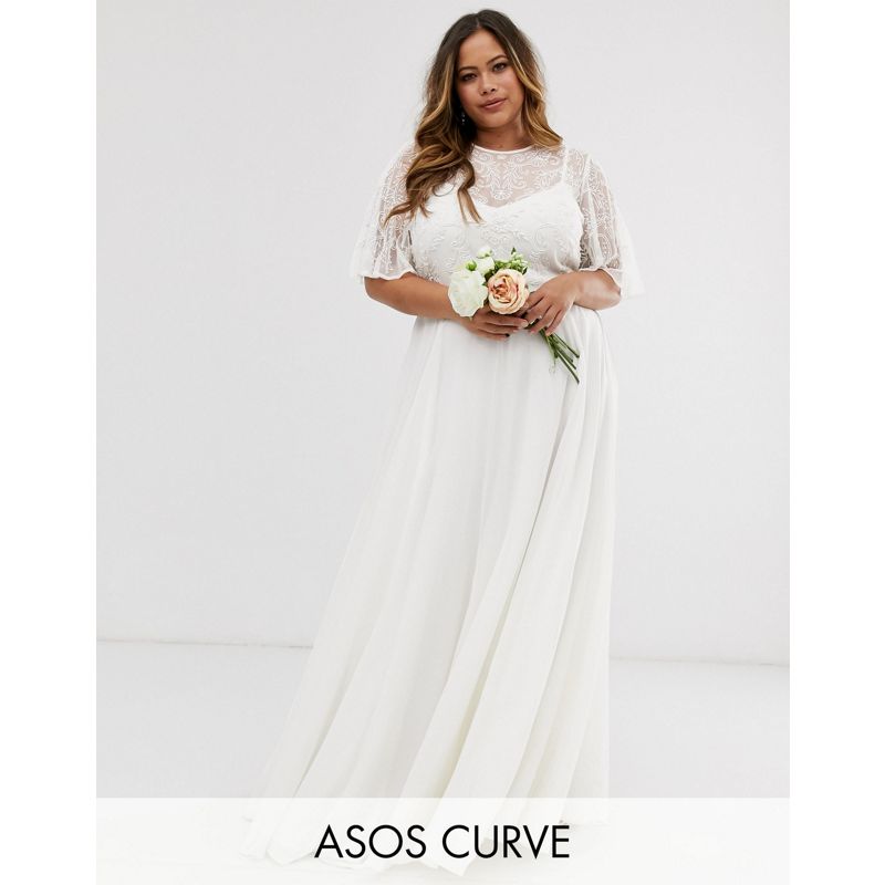 EDITION Curve – Hochzeitskleid mit verziertem Oberteil