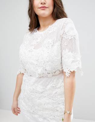 asos curve wedding guest dress