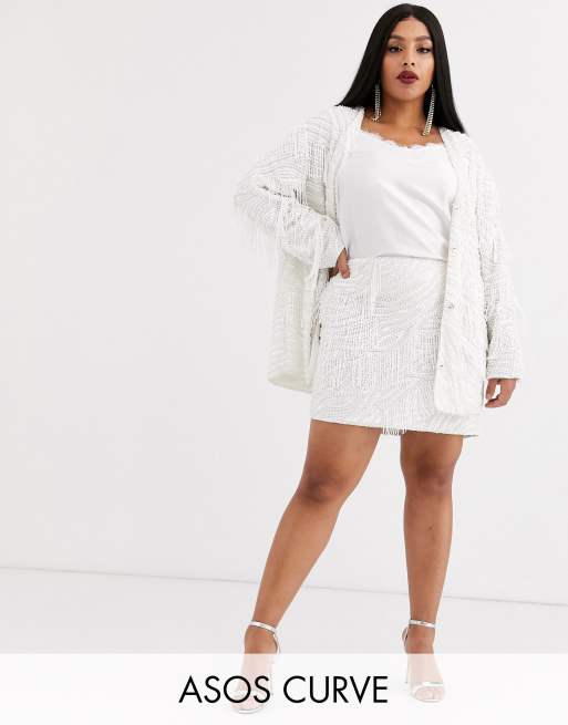 ASOS EDITION - Curve - Sæt med perlefrynser, 3 af 3