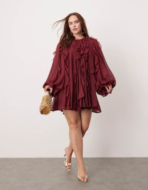 Balloon sleeve dress asos online