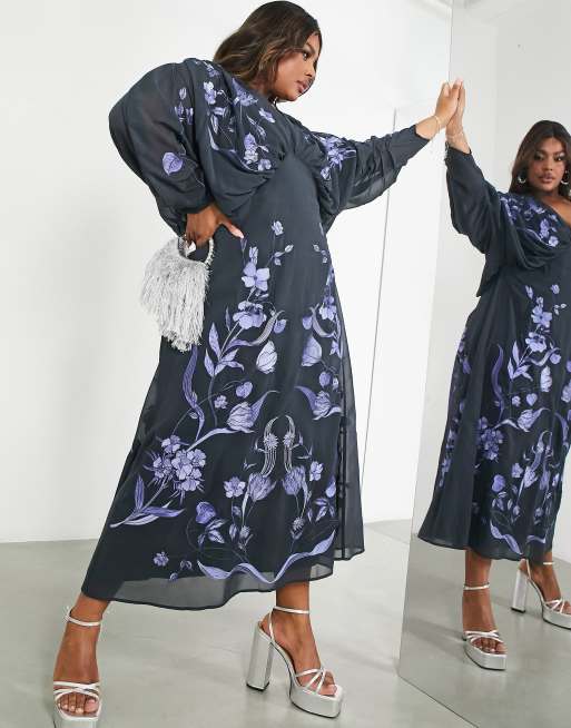 Asos robe cheap mousseline