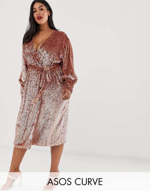 asos robe a sequin