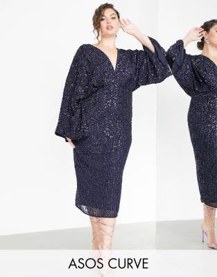 Asos curve sequin kimono best sale