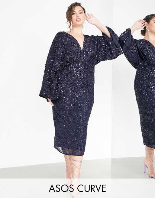 Asos curve cheap sequin kimono