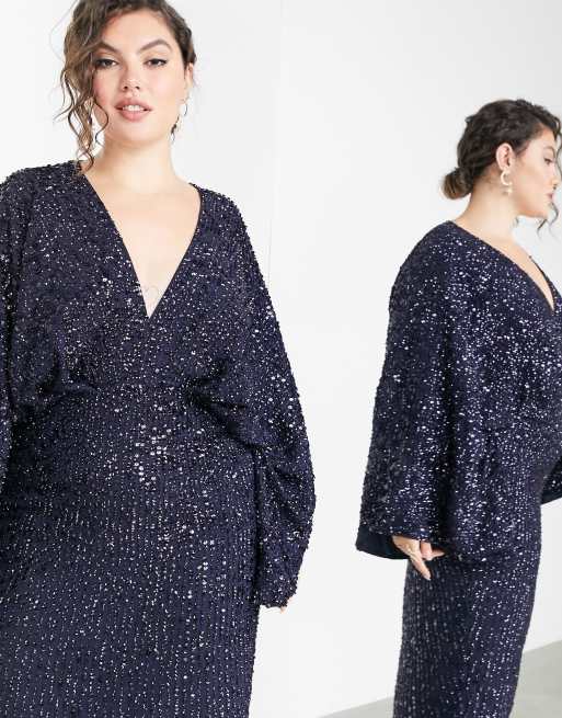 Asos curve shop sequin kimono