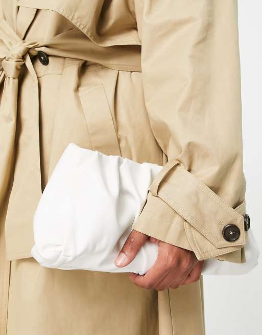 ASOS EDITION Curve trench coat with tie in camel