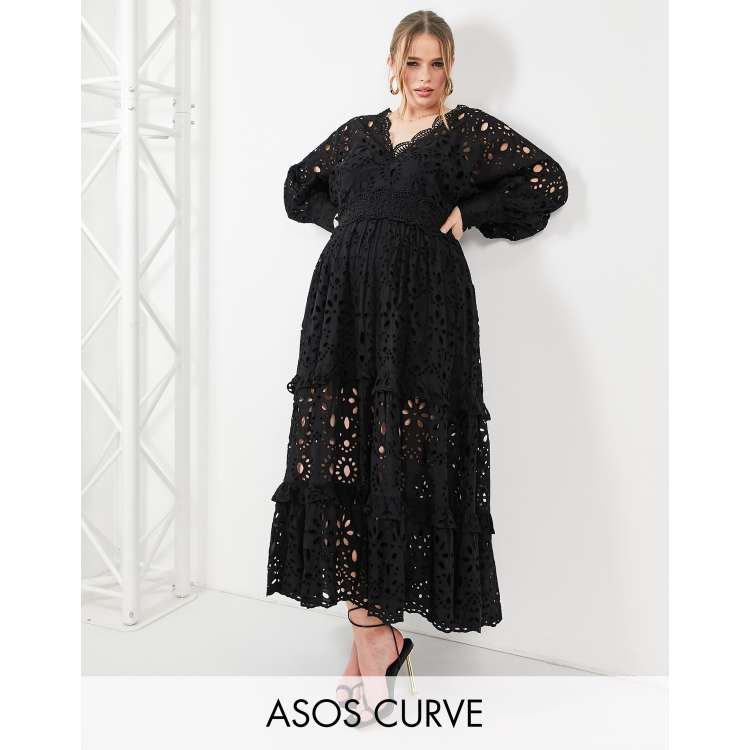 Asos broderie anglaise dress best sale