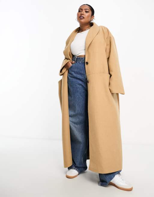 Plus size maxi clearance coat