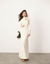 Asos design maxi dress with lace godet panels best sale