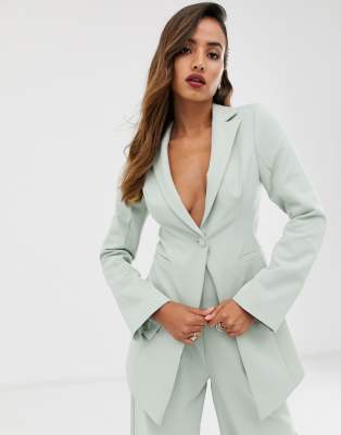 ASOS EDITION cutaway fitted blazer | ASOS