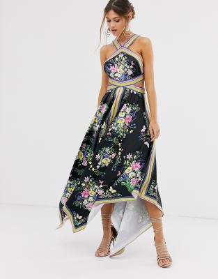 Asos Scarf Print Dress on Sale, SAVE 59% - deportesorolla.com