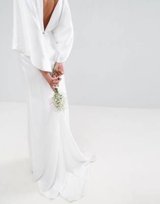 asos kimono wedding dress