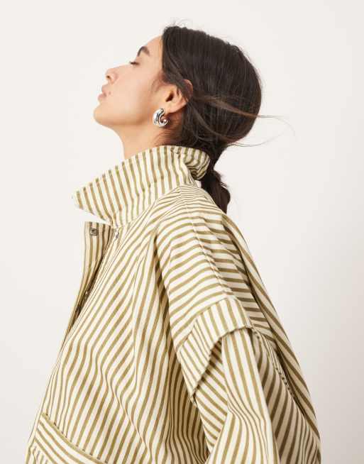 asos デニムジャケット セール stripe