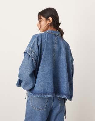 Lenina ♥ CELIE denim bomber jacket /追跡付 Lenina ♥ CELIE denim bomber jacket /追跡付 (LENINA