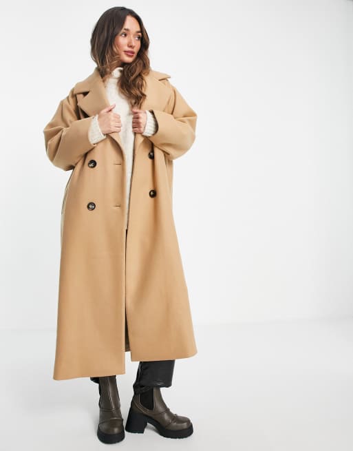 Asos oversized coat best sale