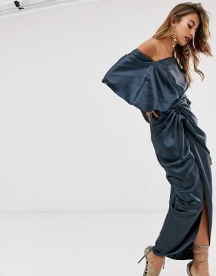 asymmetrical maxi dress