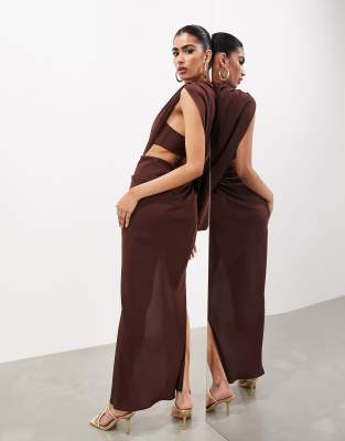 Chocolate Brown Maxi Dresses