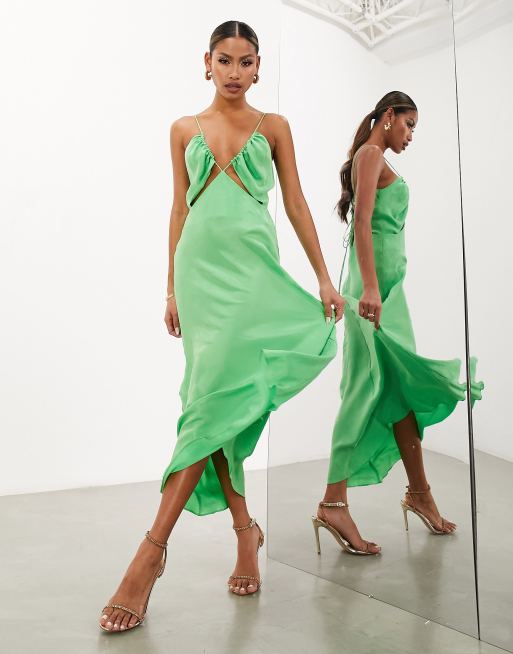 Asos light store green dress