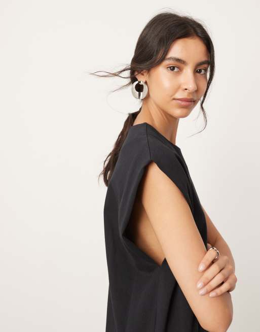 Asos black shirt dress online