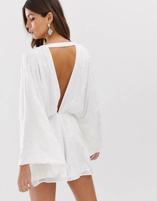 Batwing romper best sale