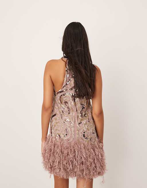 Cotton Feather Print Mini Round neck Vests Cotton Feather Print Mini Round neck Vests