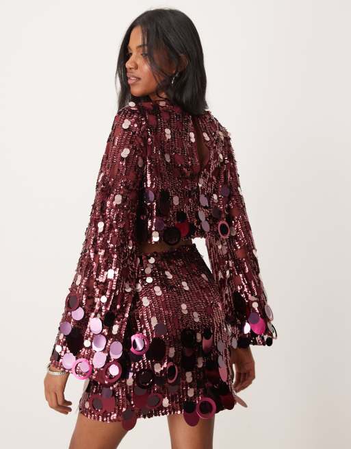 Asos glitter tops on sale