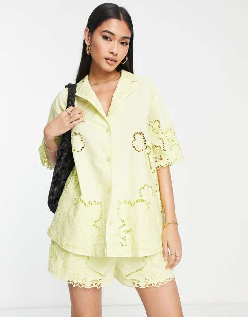 Asos hot sale yellow shirt