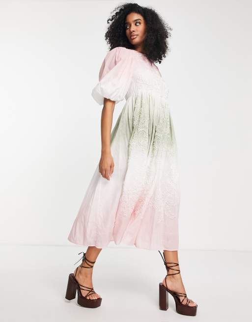 Asos store ombre dress