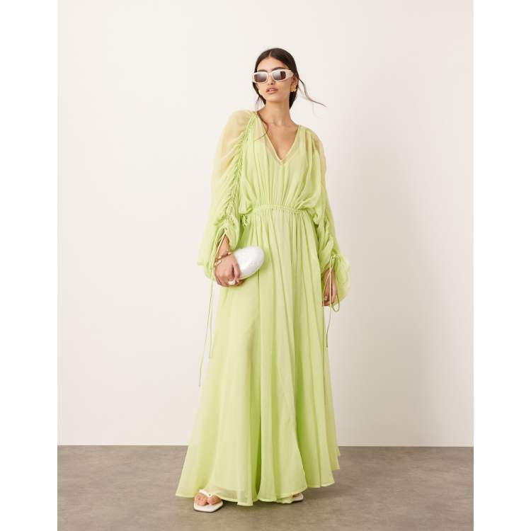 美品✨ Ameri  MEDI ROLLER ART CHIFFON DRESS MEDI ROLLER ART CHIFFON DRESS（美品 AMERI MEDI ROLLER ART