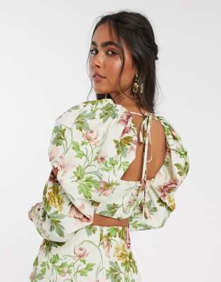 asos floral top