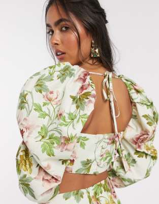 asos floral top