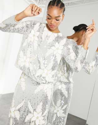 asos top paillette