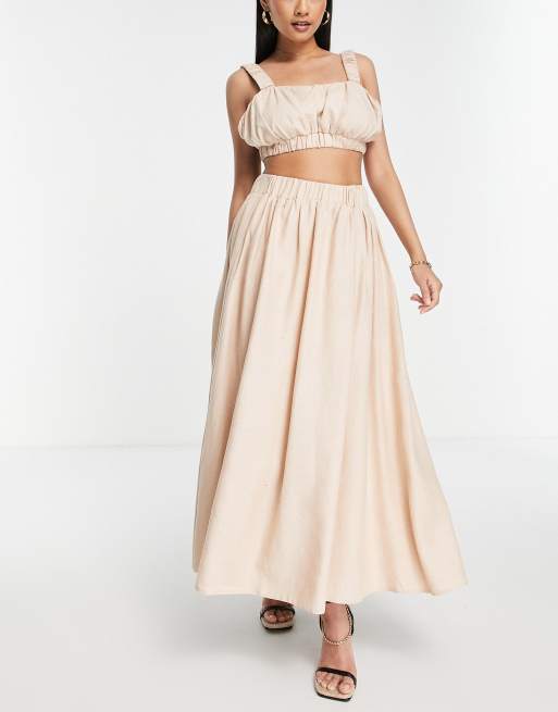 Formal shop cream skirt