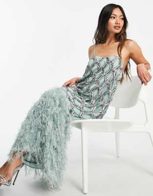 asos edition sequin dress